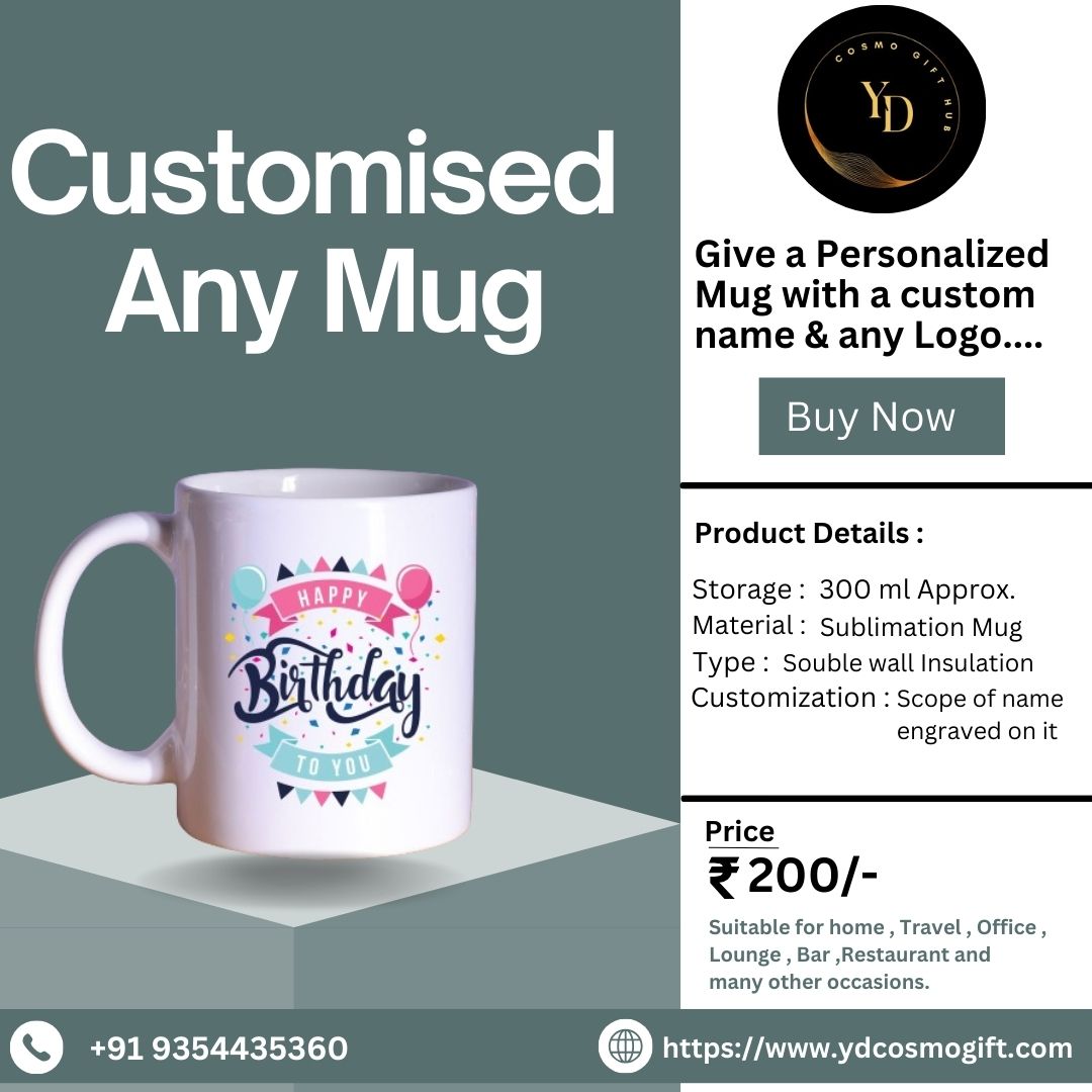 The Best Customized Mug Printing Gift Shop in Gurgaon